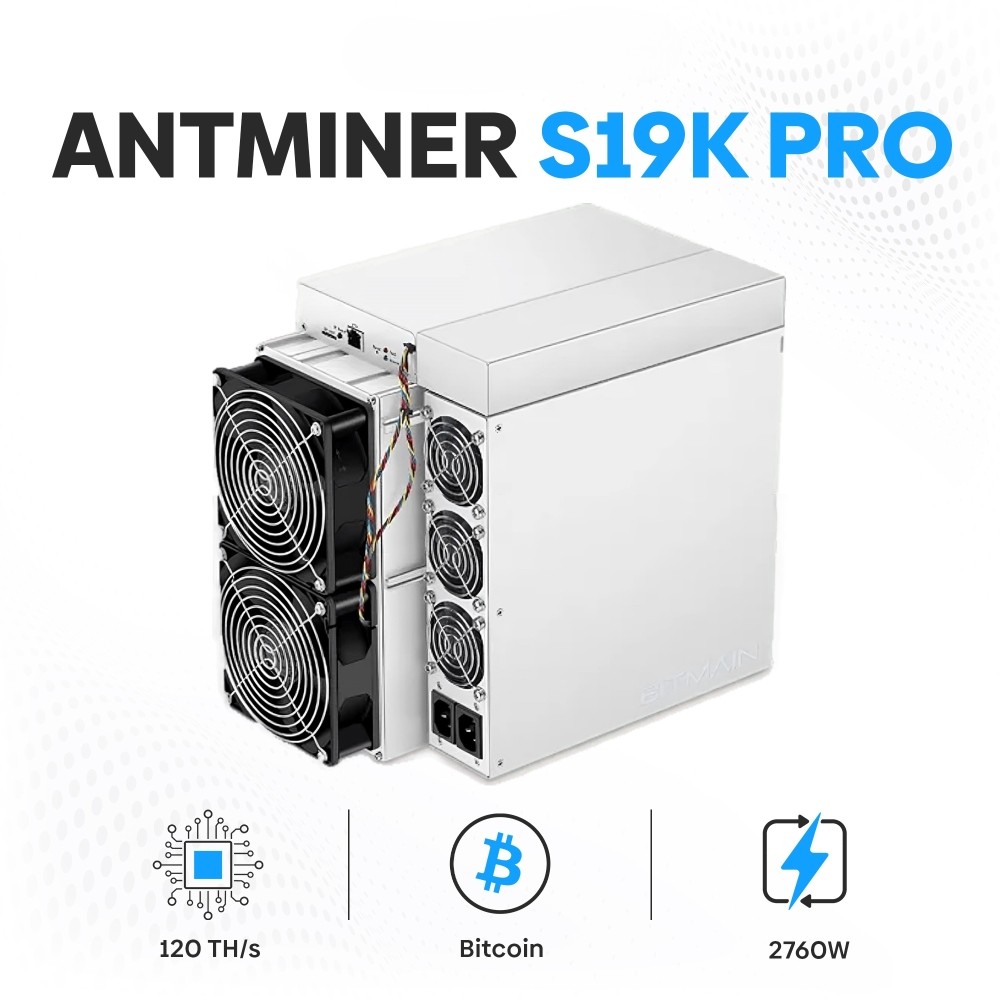 Bitmain Antminer S19k Pro (120Th)